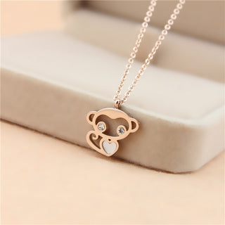 Cute Monkey Pendant Necklace