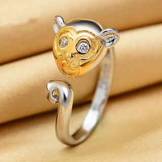 Silver Monkey Ring