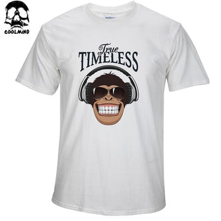 Monkey Printed Men T-Shirt