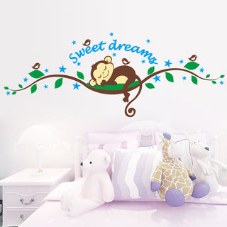 Monkey Forest Vinyl Wall Sticker