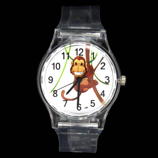 Kids Long Tail Monkey Wrist Watch