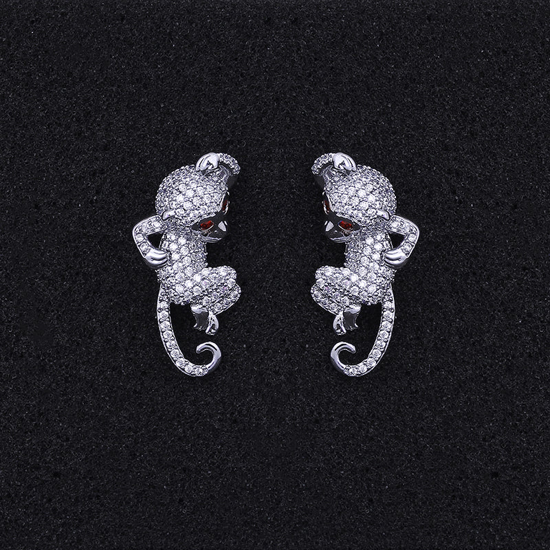 Fashion Cute Monkey Earrings