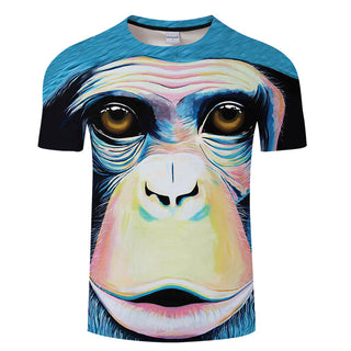 Monkey Male Short Sleeve T-Shirt