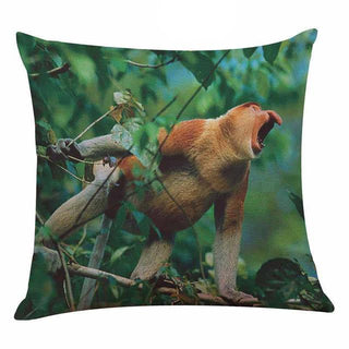 Monkey Cotton Pillow