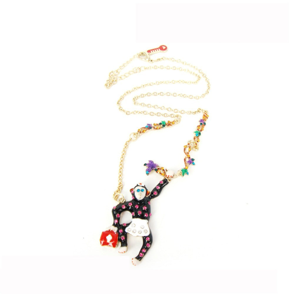 Three-Dimensional Monkey Necklace