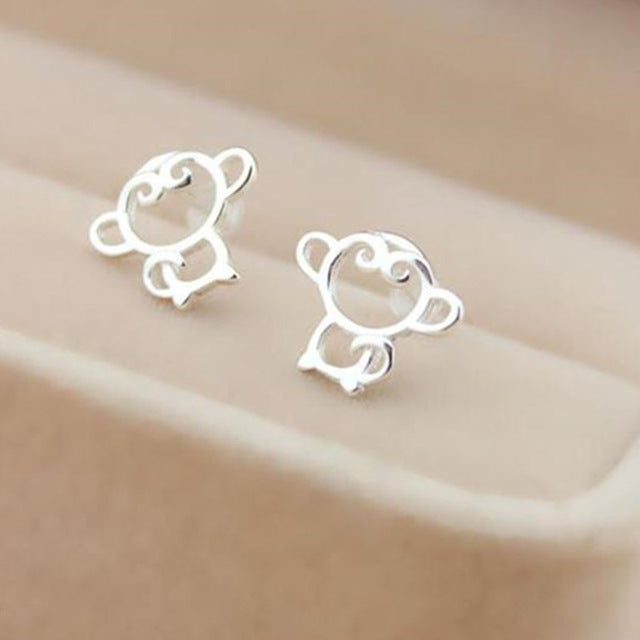 Cute Monkey Design Earrings