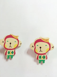 Little Monkey Stud Earrings