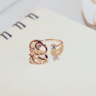 Elegant Monkey Unique Ring