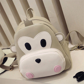 New Trend Leather Monkey Backpack