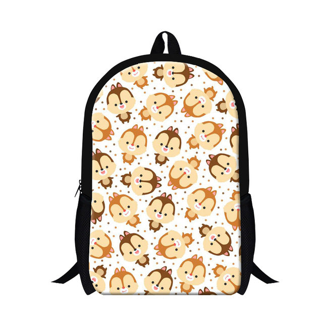 Monkey Pattern Backpack