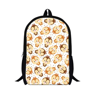 Monkey Pattern Backpack