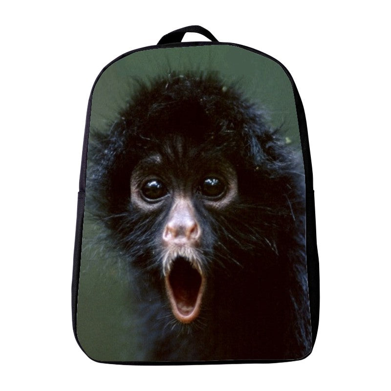 Monkey Design Backpack