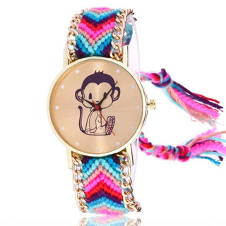 Monkey Bracelet Wrist Watch