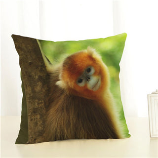 Cute Monkey Pillow Case