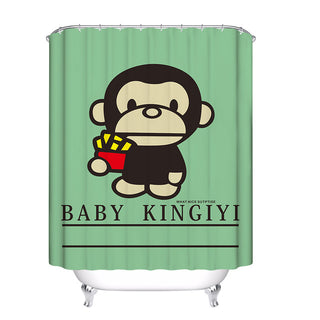 Monkey Shower Curtain Home Decor