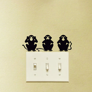 Black Creative Monkeys Wallpaper