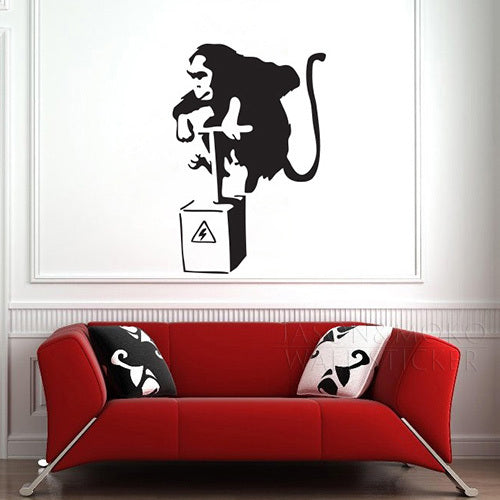 Monkey Detonator Wall Sticker