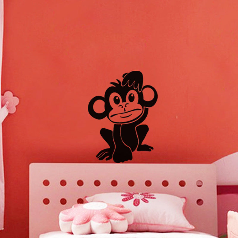 Creative Monkey Vinyl Wallpaper