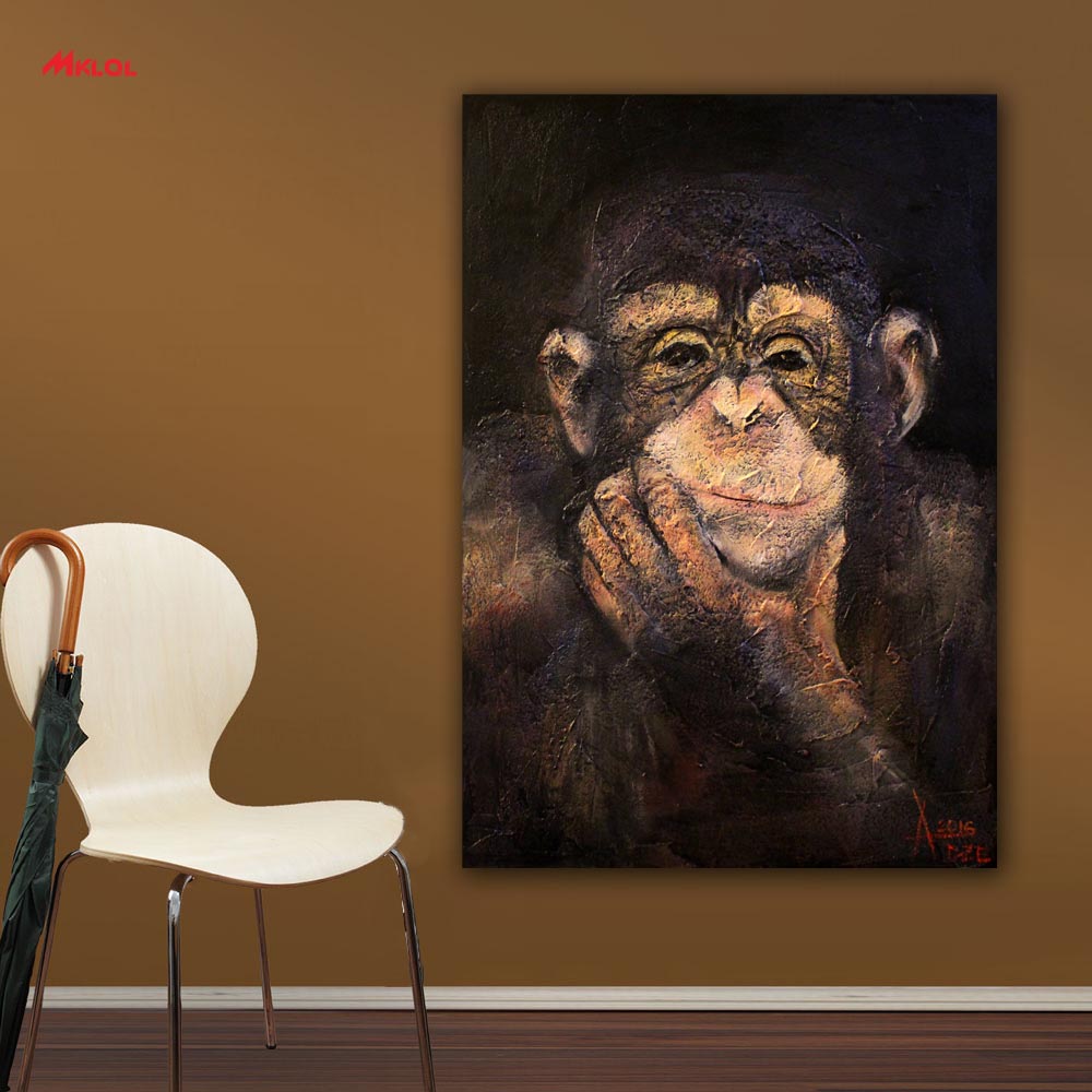 Large Monkey Painting
