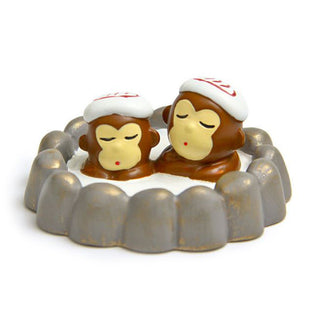 Mini Monkey Shower Figurine